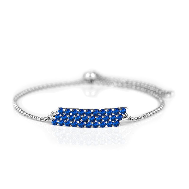 Unique 925 Sterling Silver Zircon Bracelet Women Jewelry
