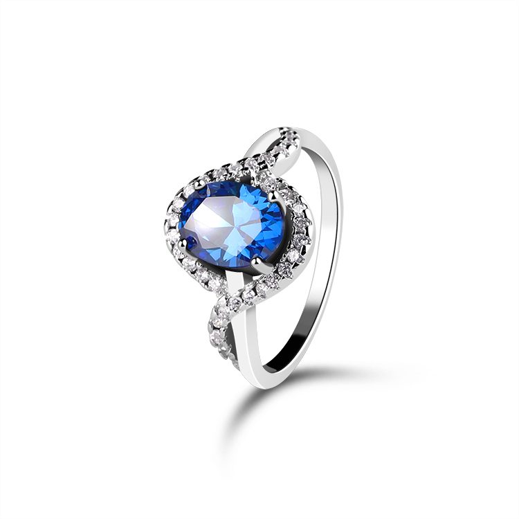 Custom Gold Plated 925 Sterling Silver High Quality 1ct Moissanite Engagement Rings for Wedding