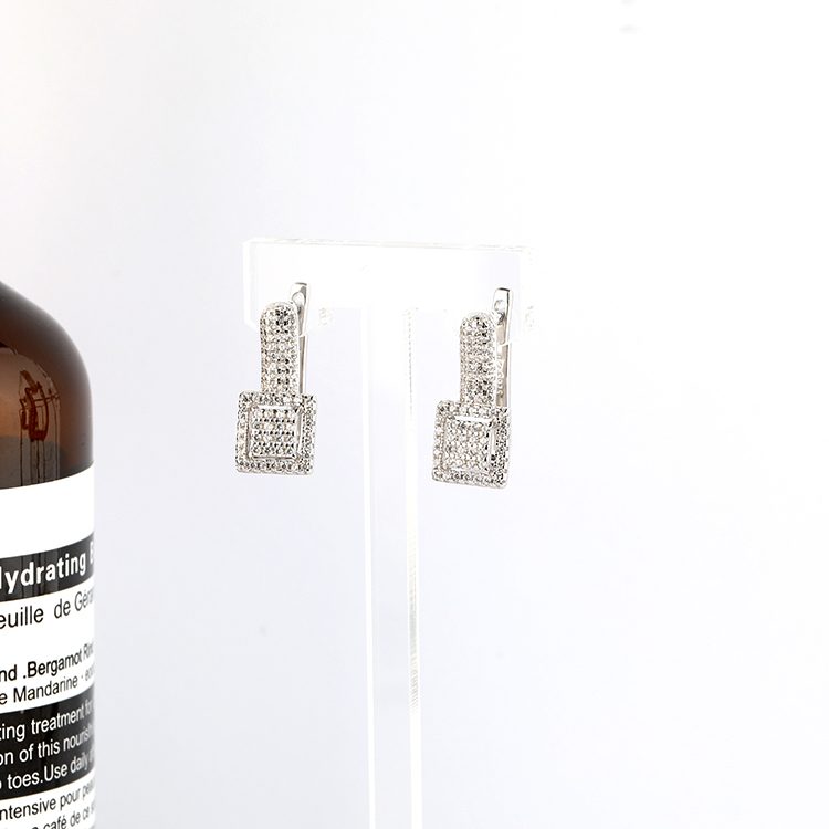 Earrings Wholesale Bulk Custom 925 Sterling Silver 14K 18K Gold Plated Zirconia Moissanite Women Earrings