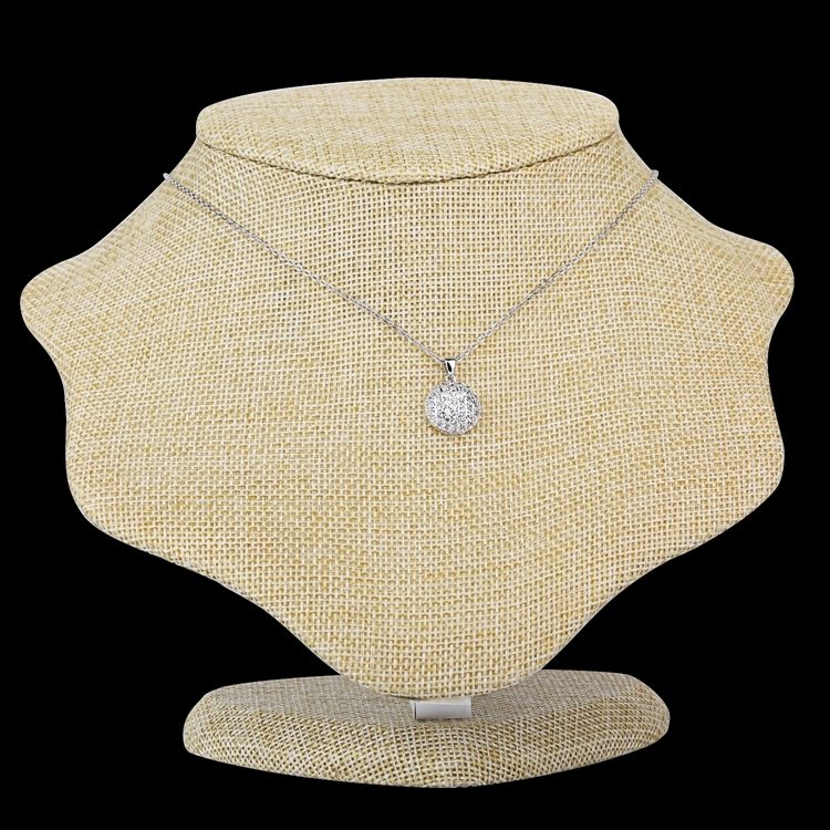 Dome Shape Jewelry Pendant Ballerina Necklace
