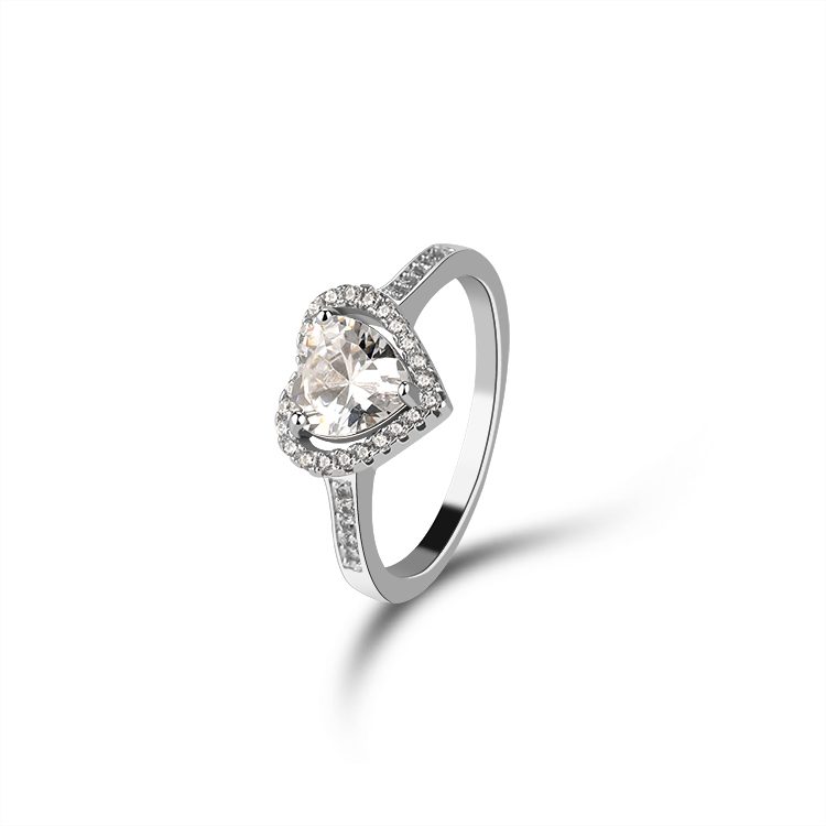 Factory 2023 Designs Women Jewelry Silver Rings Women 925 Sterling Jewelry Heart Ring for Love