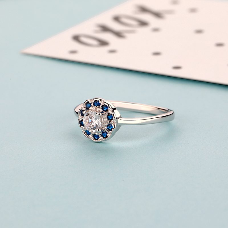 925 Woman Sterling Silver Female Wedding Ring Jewelry 18k Gold Silver 925 Sterling Adjustable Plated Ring