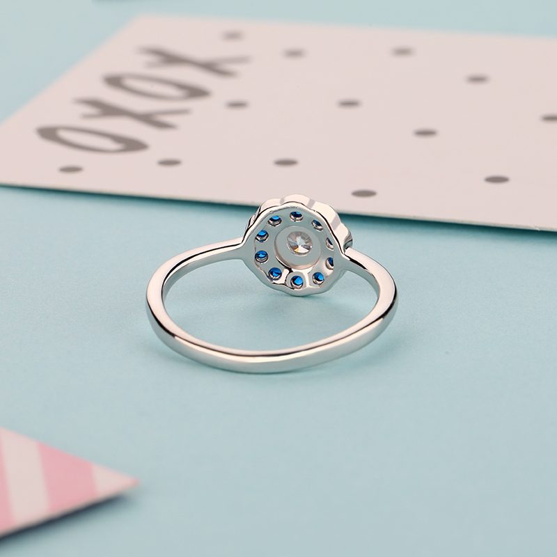 925 Woman Sterling Silver Female Wedding Ring Jewelry 18k Gold Silver 925 Sterling Adjustable Plated Ring