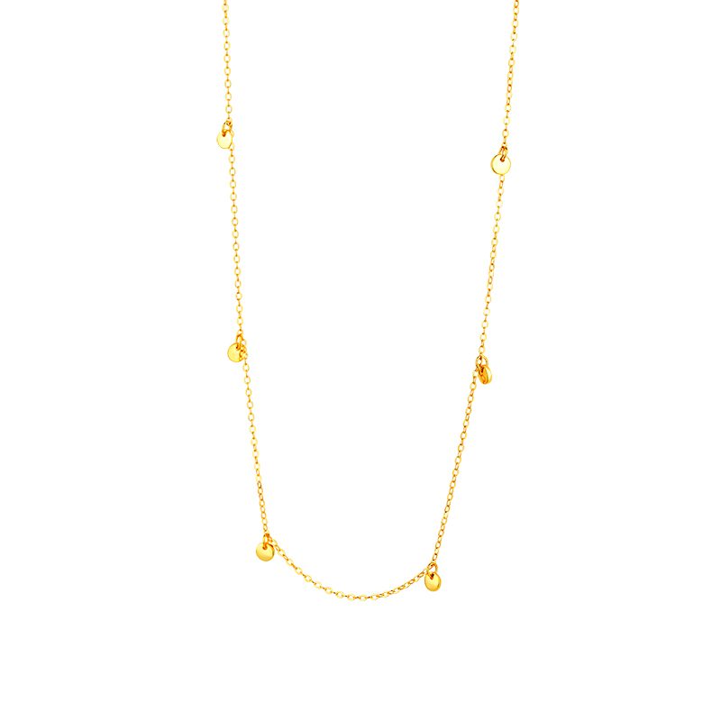 2020 Women Factory Wholesale Gold Plated Chain Necklace 925 Sterling Silver Jewelry Fashion Women Necklace