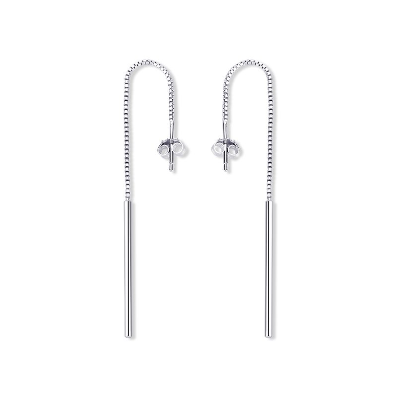 Mascot 925 Silver Gemstone Jewelry Solid Sterling Silver Tassel Earrings Handmade Jewellery for Women Earing