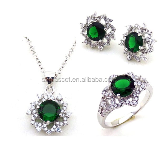 Wedding Jewelry Set Luxury Pure 925 Sterling Silver Jewellery Set