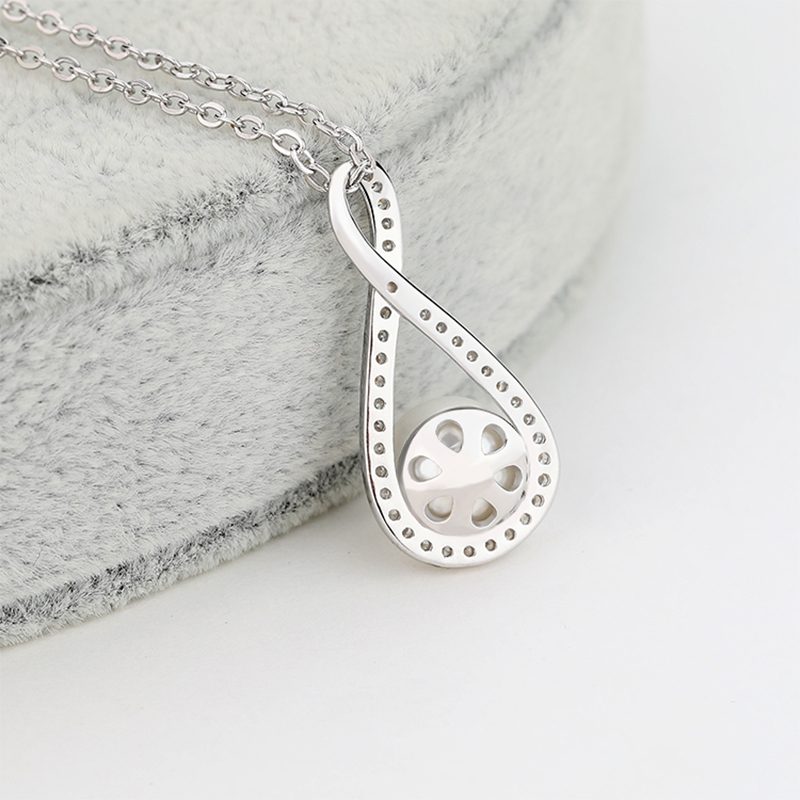 Pendant Pearl Necklaces Mascot 925 Sterling Silver Custom Logo CLASSIC Wholesale High Quality Women Infinity