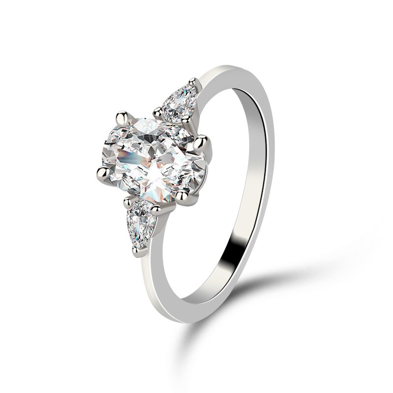 Mascot Luxury Silver Gemstone Ring Customised Rings for Women Trendy Rings