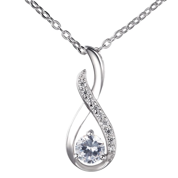 Simple Jewelry Chain Silver for Ladies and Girls Mothers Custom Personalized Elegant Women Gifts Necklaces Heart CLASSIC Mascot