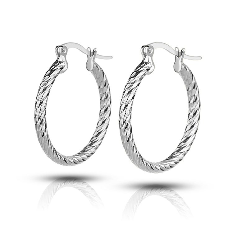 Christmas Gift Earrings for Women 925 Sterling Silver Hoop Stud Dangle Fashion Jewelry Elegant Style Party Wedding