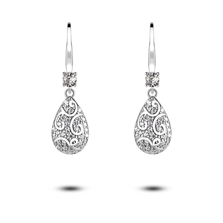 Luxury Gold Plated Drop Earrings for Women Statement Jewelry Perfect for Party Valentine Day or Birthday Gift