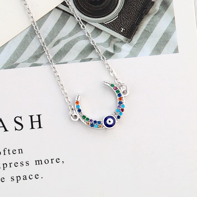 Handmade 925 Sterling Silver Colorful Moon Bracelet for Women Unique Artisan Craft Ideal for Surprise Gift Friends Birthday