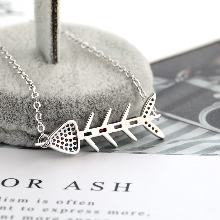 925 Sterling Silver Fish Bones Bracelet Delicate Chain Design Jewelry Gift for Women Birthday Wedding and Boutique Collections