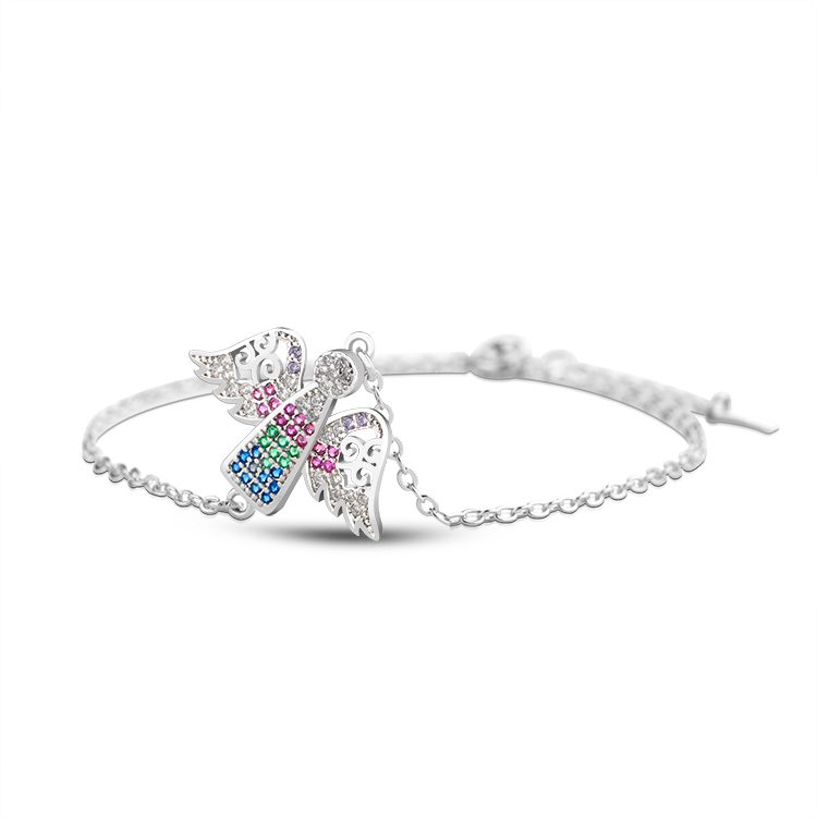 Hot Selling 925 Silver Angels Guardians Bracelet Delicate Style for Women Wholesale OEM ODM Custom Factory Direct Supply