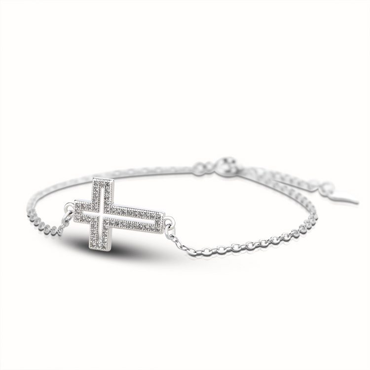 Fashion Versatile Cross Bracelet Women Everyday Wear Lightweight and Comfortable High Quality Material Long Lasting Shine