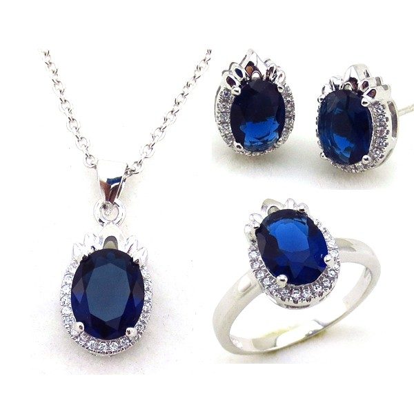 Jewelry Set Pendant Necklace Ring Earrings Mascot Fine S925 Sterling Silver Wholesale Luxury Fashion Classic for Women Zircon