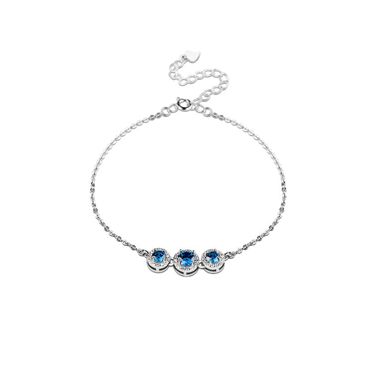 Tennis Necklace Bracelet 925 Sterling Silver 2mm 3mm 4mm 5mm 6.5mm Round Moissanite 10K 14K 18K Gold Plated Link Chain