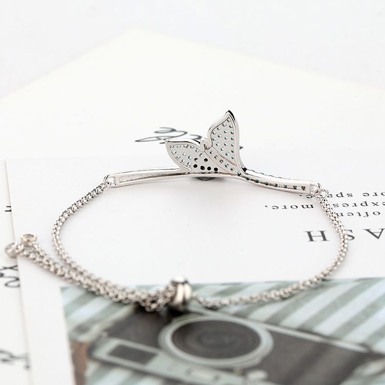 Pure Silver Bracelet Women Sterling Silver Cubic Zirconia Bracelets