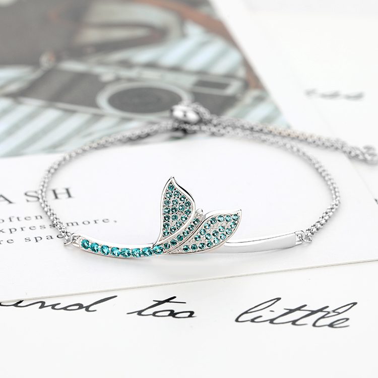 Pure Silver Bracelet Women Sterling Silver Cubic Zirconia Bracelets