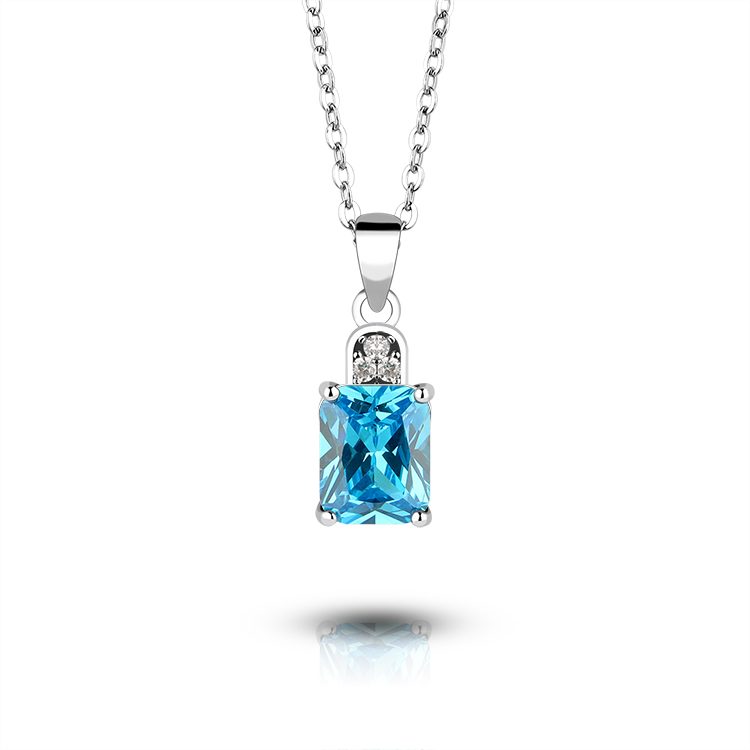 Customized 925 Sterling Silver Luxury Necklace Classic High End Fine Jewelry Pendant Necklace for Women